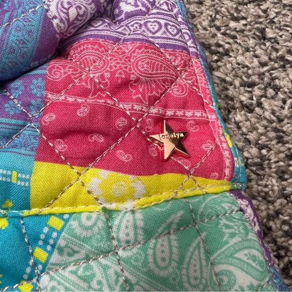 NWT JOCELYN Quilted Bucket Hat Colorful Cotton Bandana Print One Size - Picture 5 of 7